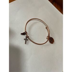Earth Angel Charm Bracelet Antique Copper